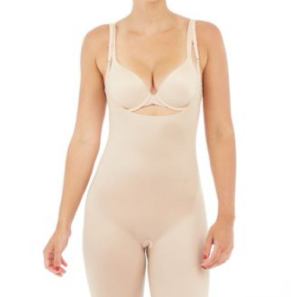 Spanx Beige Sleeveless Bodysuit